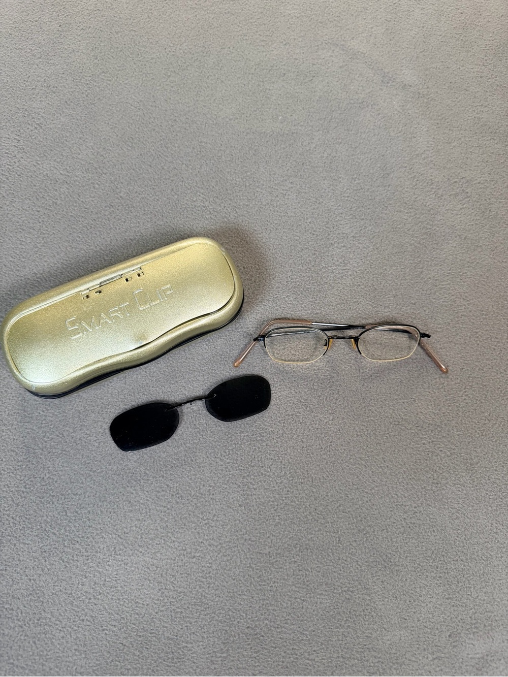 Smart Clip Women's Rimless Eyeglasses/Sunglasses/EasyClip w/Case